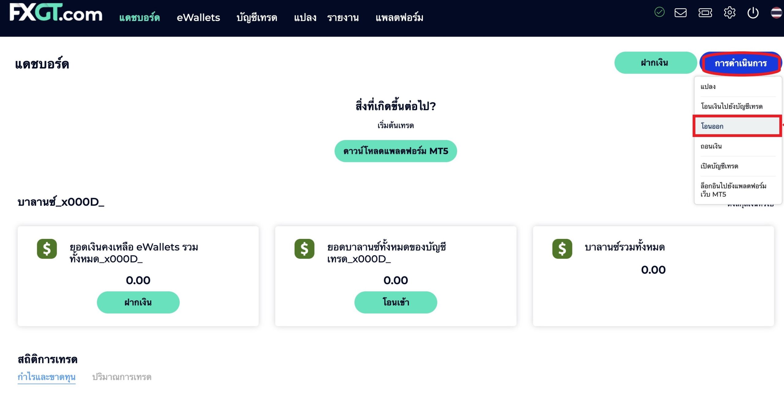 6ขั้นตอนการถอนเงิน FXGT